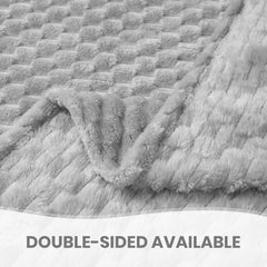 Good Nite Couverture Confort Couverture Moelleuse 150 X 200 cm Couvre-lit en Microfibre Douce Couverture de Canapé Couverture Confort Couverture Polaire Chaude pour Canapé et Lit Chambre Bureau Gris Good Nite Lits et Couvertures