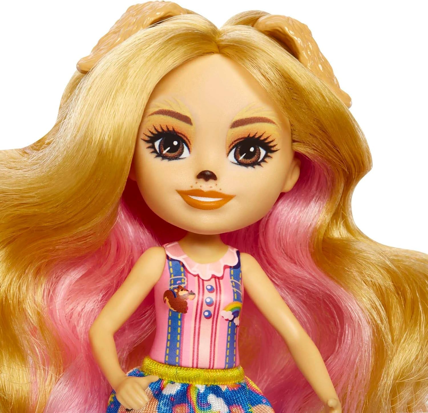 Enchantimals City Tails Gerika Golden Retriever Familie - Puppe mit 3 Tierfiguren, abnehmbarem Rock und Schuhen, fördert fantasievolles Spielen, für Kinder ab 4 Jahren, HHB85