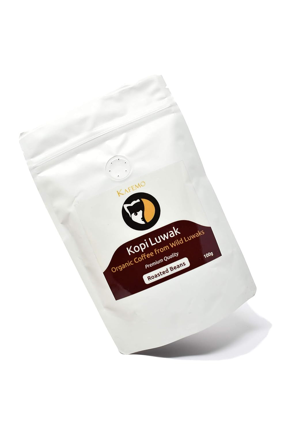 Kopi Luwak Premium (Café issu d'animaux sauvages) - Grains de café torréfiés - Le café le plus rare au monde -