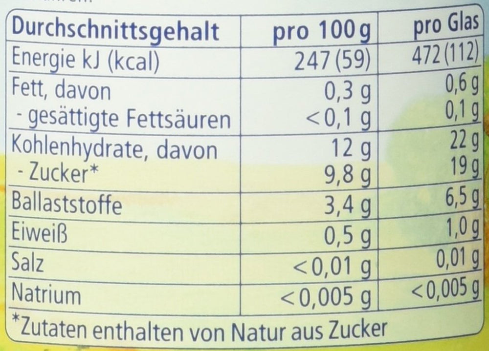 Poire bio aux myrtilles, dès 4 mois, 190g