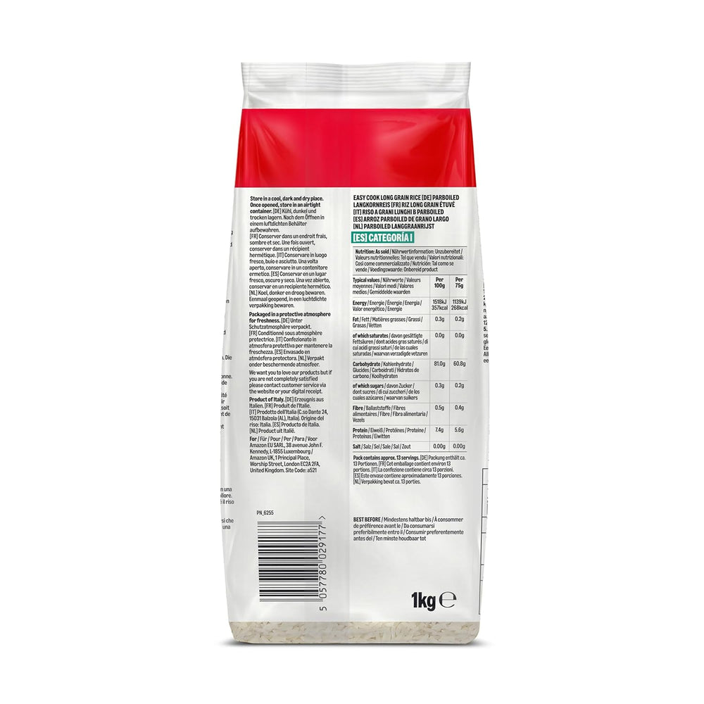 Riz à grains longs pré-cuit d'Amazon, 1 kg