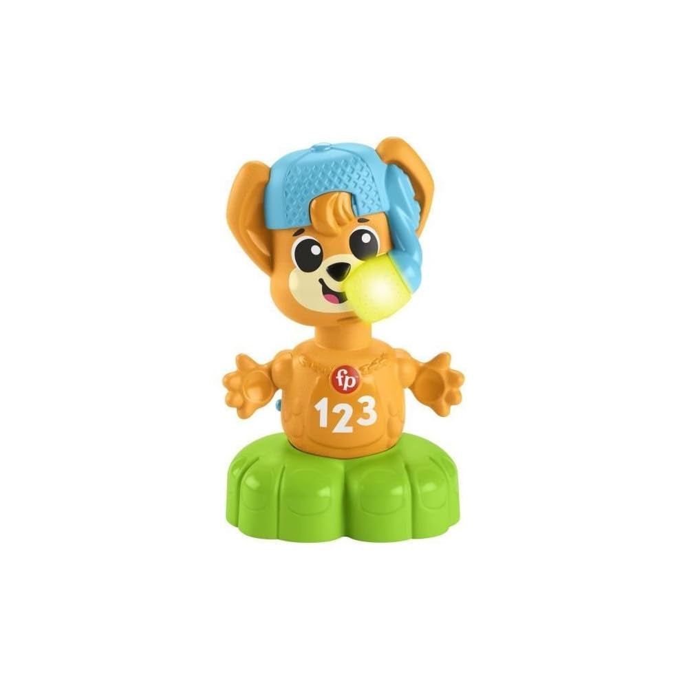 Jouet compteur renard Fisher-Price Sync Squad, jouet pour bébés et tout-petits avec musique et lumières interactives, dès 9 mois, version française, HYK94 Jucarii Bebe Naty Shop Titre par défaut