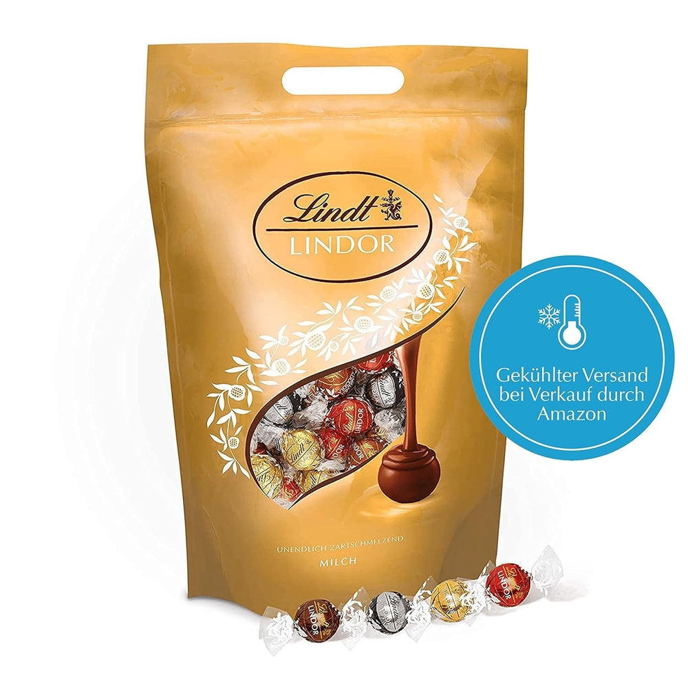Lindt, méga pack, environ 160 sphères de chocolat, assortiments variés, 2 Kg Bonbons au Chocolat Naty Shop