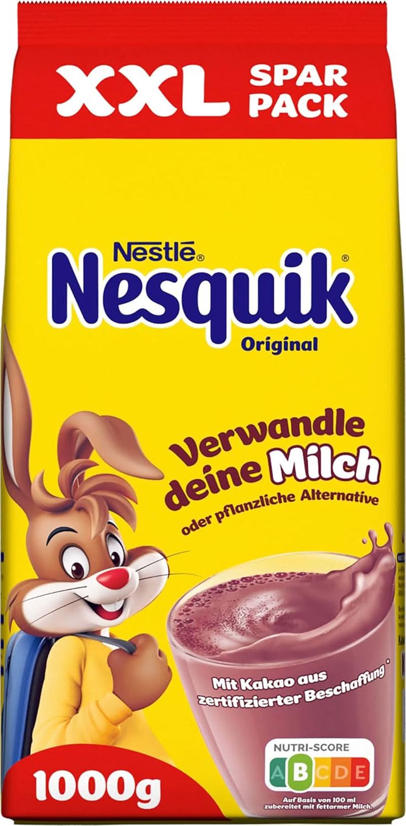 Nestlé, Cacao en poudre à mélanger au lait, 1 Kg de Cacao et Chocolat Chaud Naty Shop