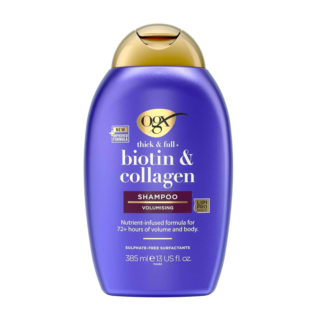 OGX Şampon biotină şi colagen, 385 ml Duș și baie Naty Shop