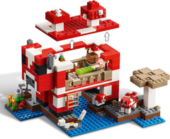 LEGO Minecraft La maison de la vache champignon Jeu vidéo de construction Modèle Mushroom Land avec figurines Steve et autres personnages Ensemble de jeu pour garçons et filles de 8 ans 21270 Jeux de construction Beuche den LEGO-Store