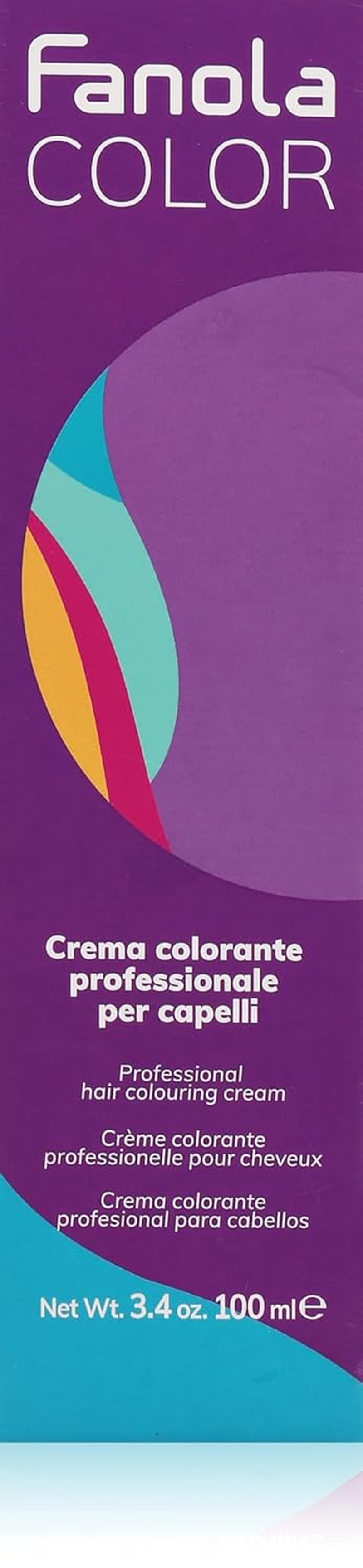 Fanola crema colore Crème colorante 7.0 Blond, 100 ml Teinture capillaire Naty Shop 4.0 Châtain moyen