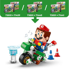 LEGO Super Mario : Mario Kart - Yoshi Bike, Ensemble de collection Nintendo Adventure, Cadeau pour enfants, garçons, filles et joueurs à partir de 7 ans, Ensemble de collection de figurines Yoshi 72031 Ensembles de construction Besuche an LEGO-Store