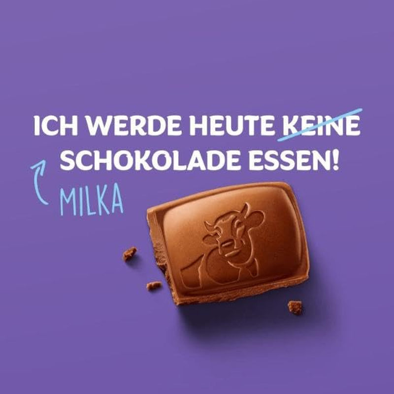 Milka Naps Alpine Milk – Mini carrés de chocolat au délicat chocolat au lait alpin – 1 x 1,7 kg