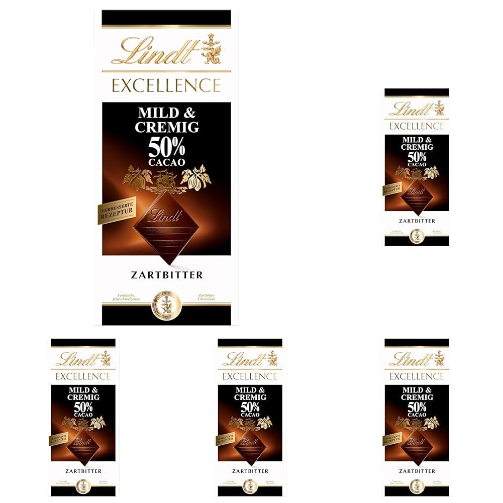 Chocolat Lindt | Barre EXCELLENCE 85% Cacao | 100g | Chocolat Extra Noir | Barre de chocolat végétalienne