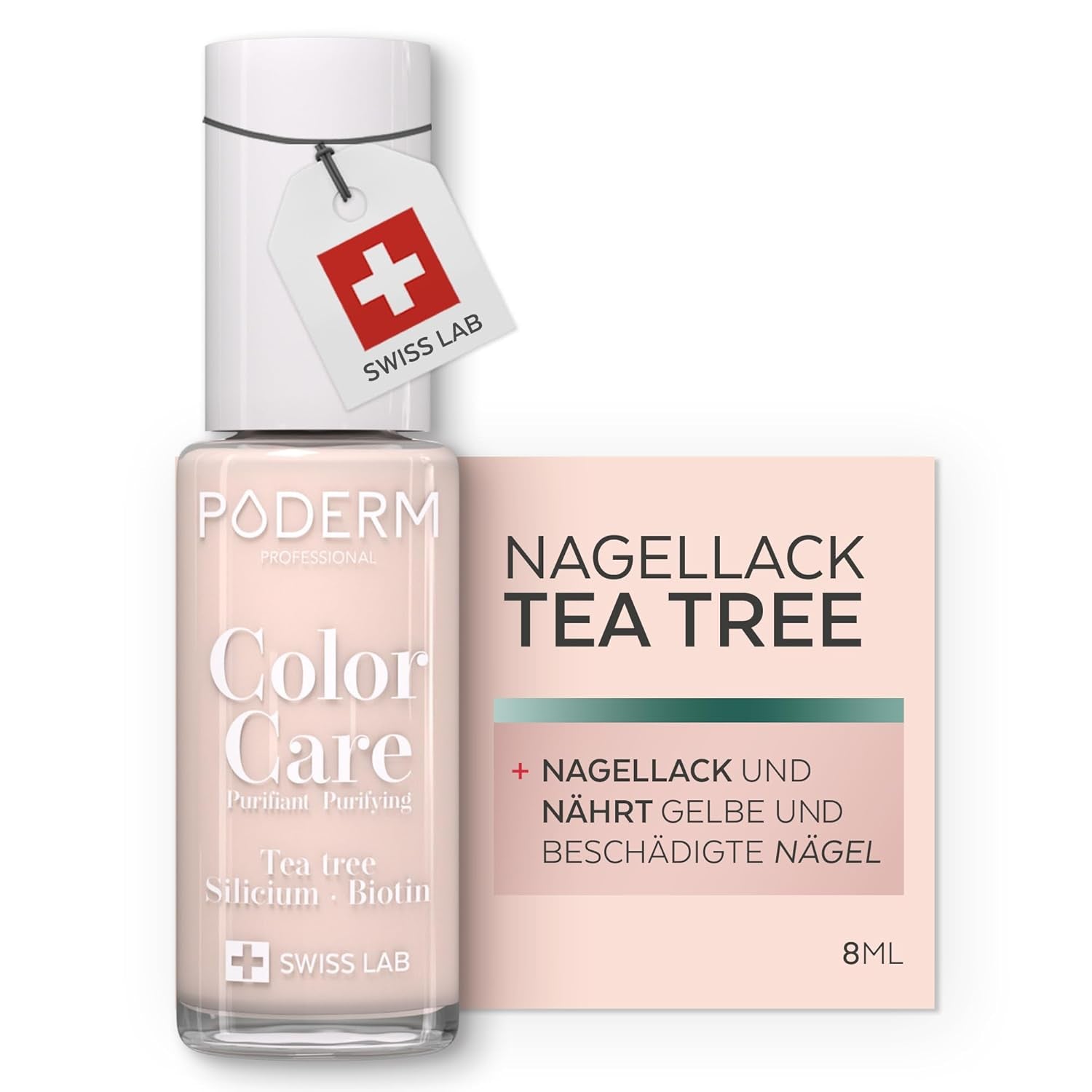 PODERM – STRAT DE TEN Strălucire și Protecție – Îmbogățit cu ULEI DE ARBORE DE CEAI – Asigură o culoare de lungă durată – Ingrediente naturale și vegane – Laboratorul Elvețian