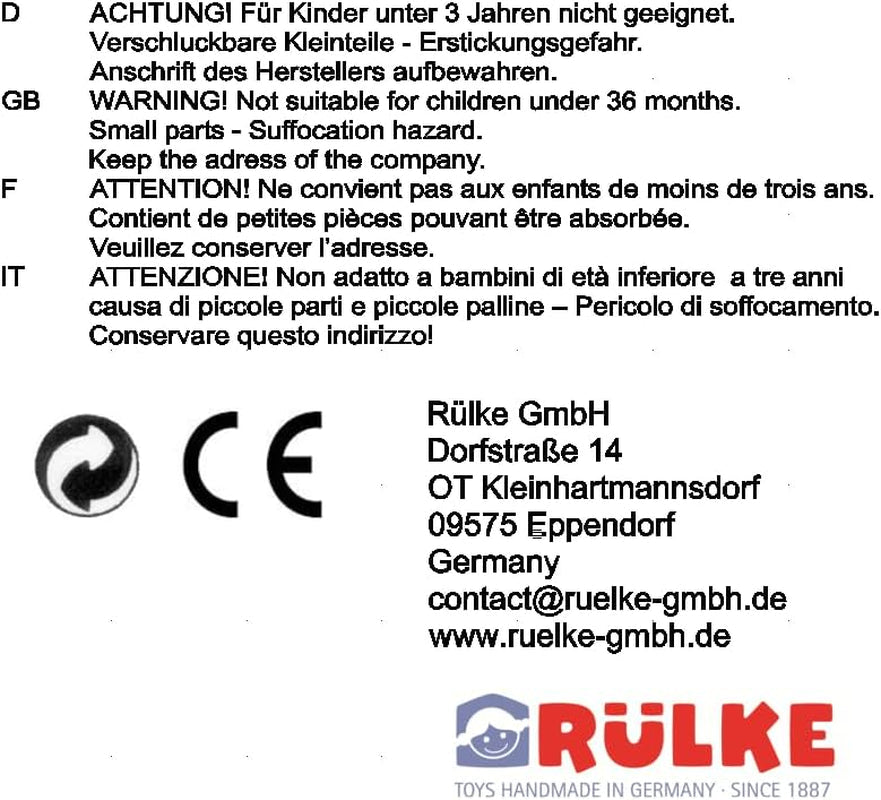 Jouet en bois Rülke 23112 Dollhouse, couleurs bois, rouge Maisons de poupées Naty Shop