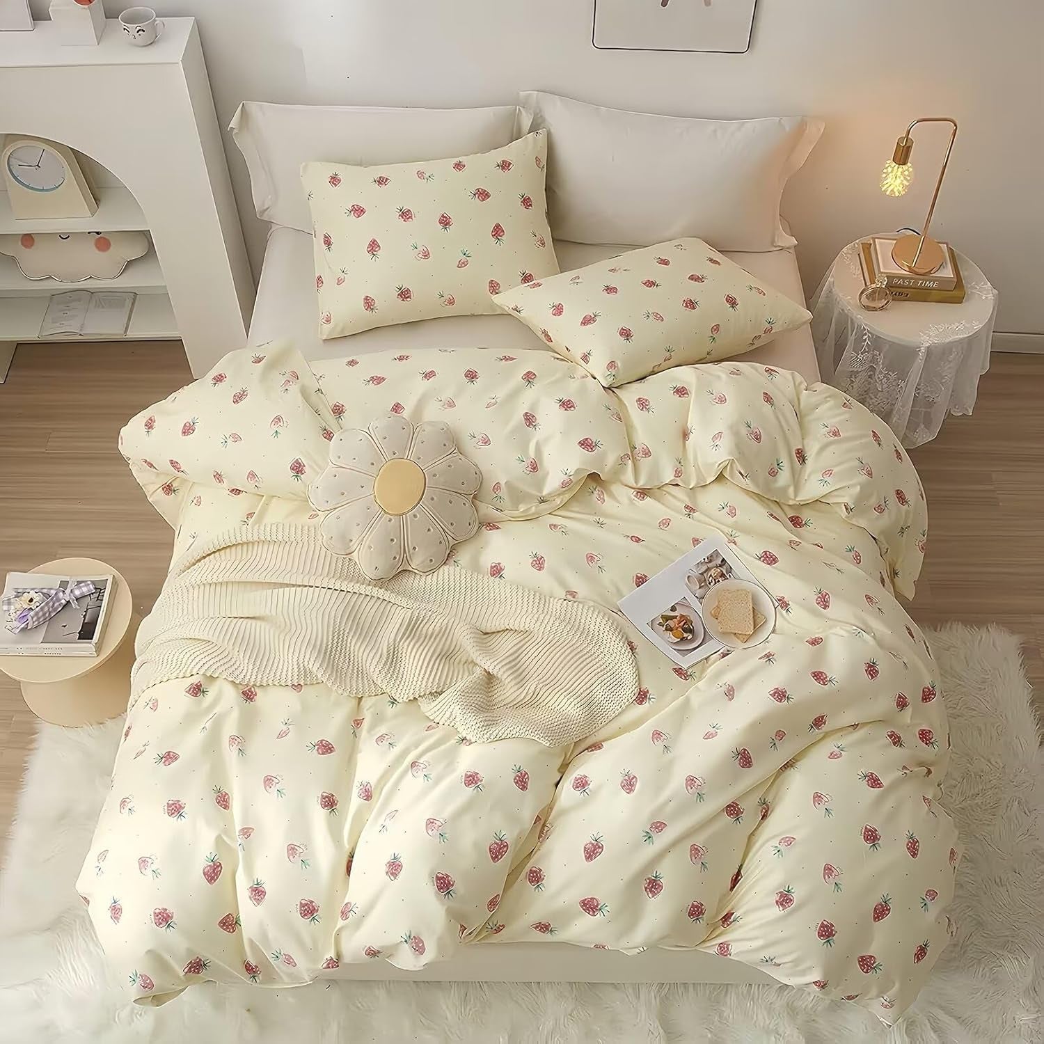 Parure de lit pour enfants et adolescents, différents modèles Linge de lit - enfants Naty Shop Multicolor8 Simple（135×200Cm）
