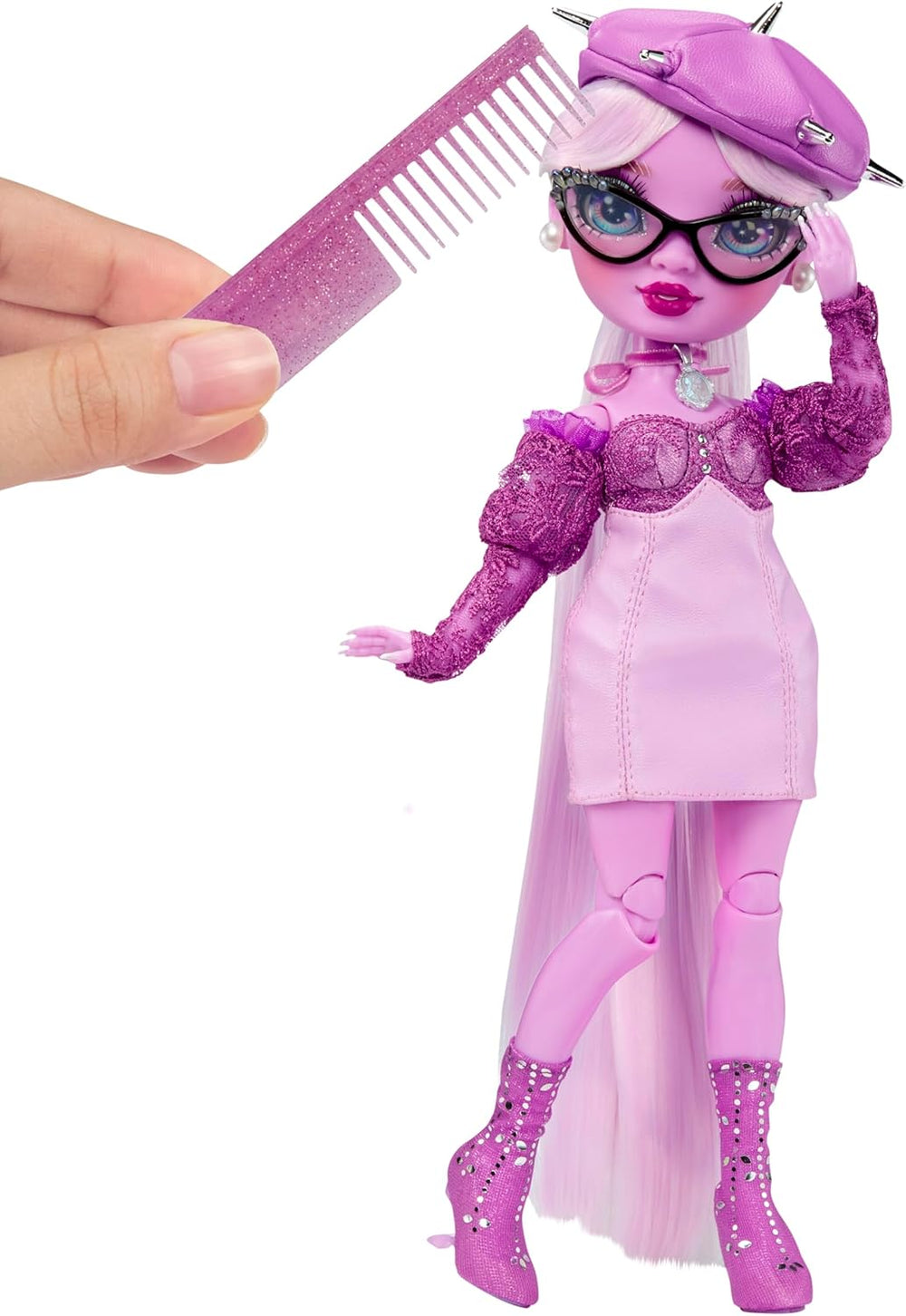 Rainbow High Shadow High F23 Poupée mannequin Violet