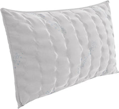 Literie italienne MB Home Italia, oreiller, biocéramique, gris clair, 45 x 75 cm Naty Shop oreillers standards