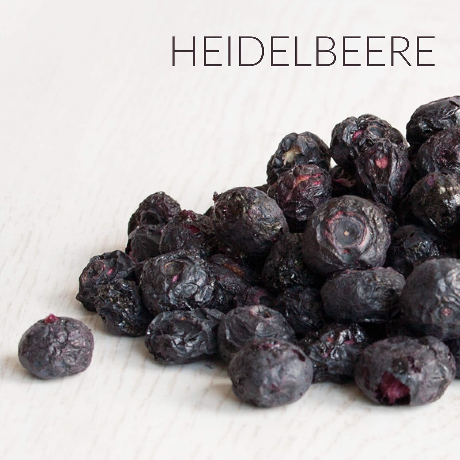 Myrtilles lyophilisées : 100g de myrtilles séchées de culture pour smoothies, muesli, porridge topping - Baies lyophilisées sans sucre ajouté - Myrtilles lyophilisées NutriPur Produits déshydratés Naty Shop