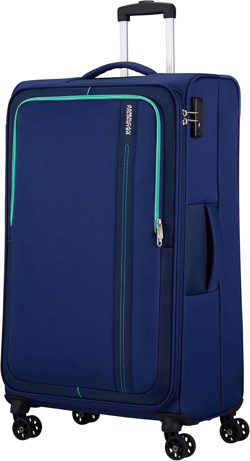 American Tourister Sea Seeker - Upright S, Bagaj de mână, 45 cm, 28L, Gri (Charcoal Grey) Bagaje și echipament de călătorie Naty Shop Albastru (Marina de luptă) Spinner Xl (80 Cm - 92.5 L)
