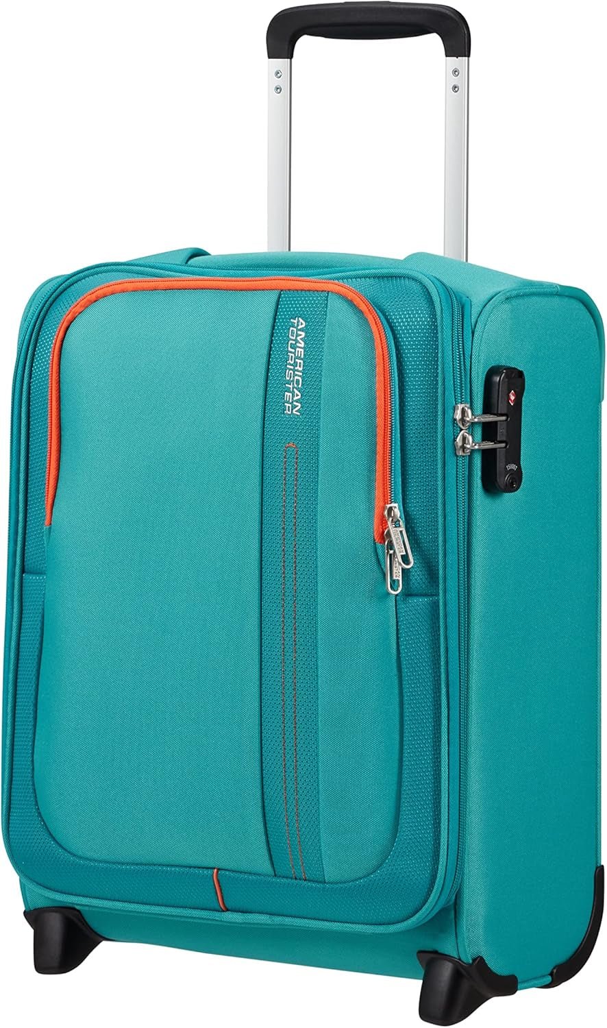 American Tourister Sea Seeker - Upright S, Bagaj de mână, 45 cm, 28L, Gri (Charcoal Grey) Bagaje și echipament de călătorie Naty Shop Verde (verde acvatic) Upright S (45 Cm - 28 L)