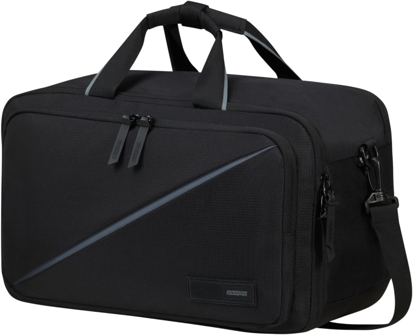 American Tourister Take2Cabin - Geantă de voiaj Ryanair 3-Way, 40 cm, 25 L, negru (negru) Bagaje și echipament de călătorie Naty Shop Negru (negru) 14"