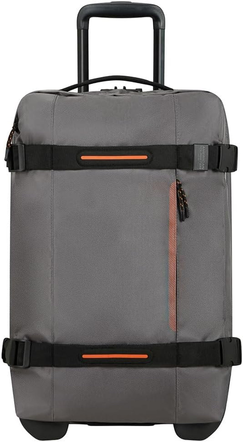 American Tourister Urban Track - Geantă de voiaj cu 2 roți, 55cm, 55L, negru (Asphalt Black) - Naty Shop