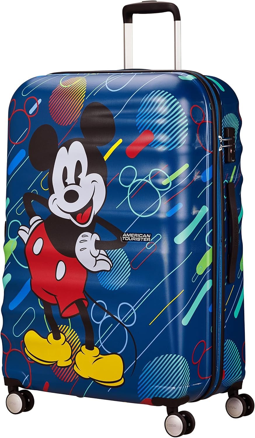 American Tourister Wavebreaker Disney - Spinner S, bagaje pentru copii, 55 cm, 36 L, multicolor (Donald Blue Kiss) Bagaje și echipament de călătorie Naty Shop Multicolor (Mickey Future Pop) Spinner L (77 Cm - 96 L) Disney