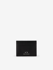 Armani Exchange Accessoire de voyage en cuir lisse avec logo pour homme - Housse porte-cartes, portefeuille noir pour homme Naty Shop