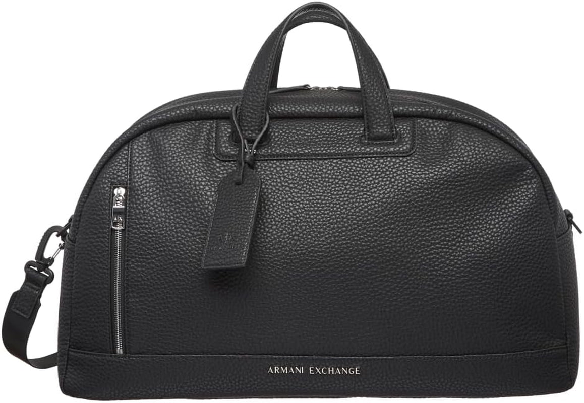 Armani Exchange Sac de voyage Pebble Armani Bag pour hommes Noir Bagages et équipement de voyage Naty Shop Default Title