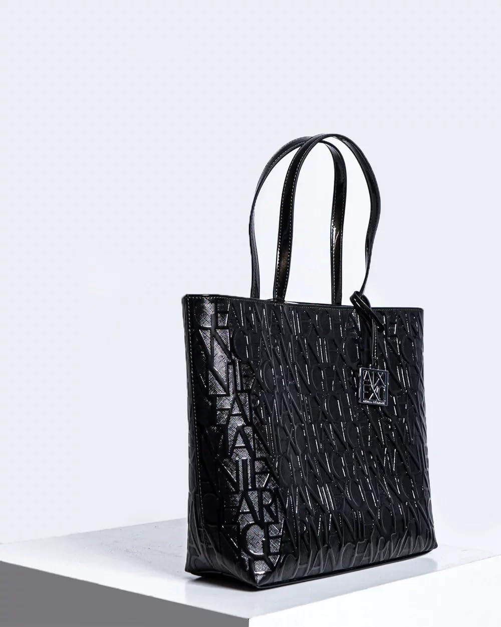 Armani Exchange Sac Porté Épaule Avec Poignées Sac Porté Épaule Femme Sacs Naty Shop