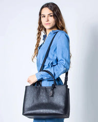 Armani Exchange Sac Porté Épaule Liz-Medium Open Shopping Femme Sacs Naty Shop