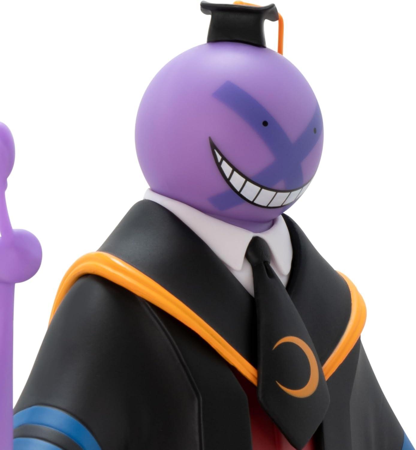 Assassination Classroom Purple Koro Sensei SFC Figurine à collectionner en PVC 7,8 pouces de hauteur Anime et statue à manches Décoration d'intérieur Chambre Bureau Cadeau Statues et sculptures Naty Shop