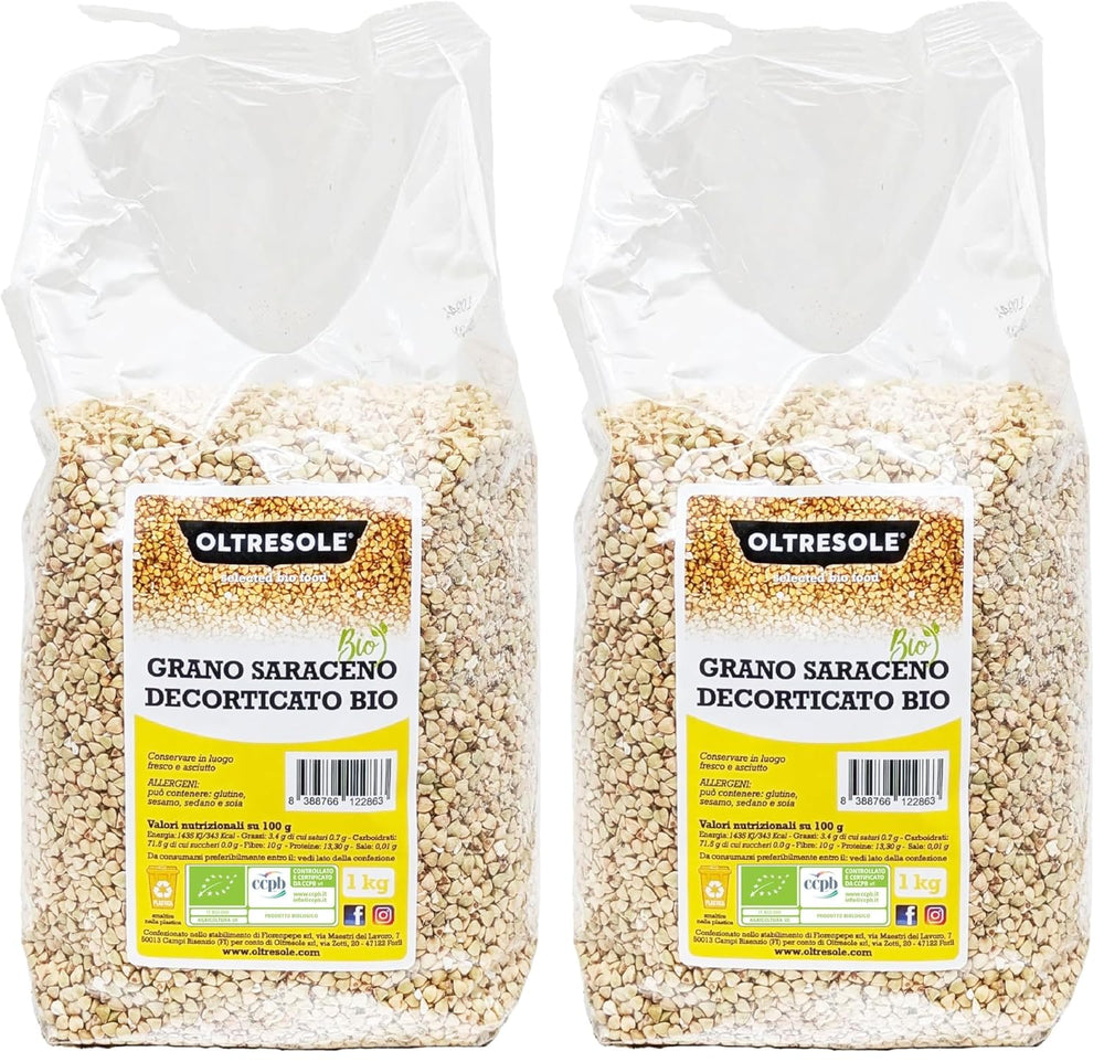 - Buchweizen geschält biologique 5 Kg - Getreide, nicht wärmebehandelt, aus biologischem Anbau, Forfait Confort