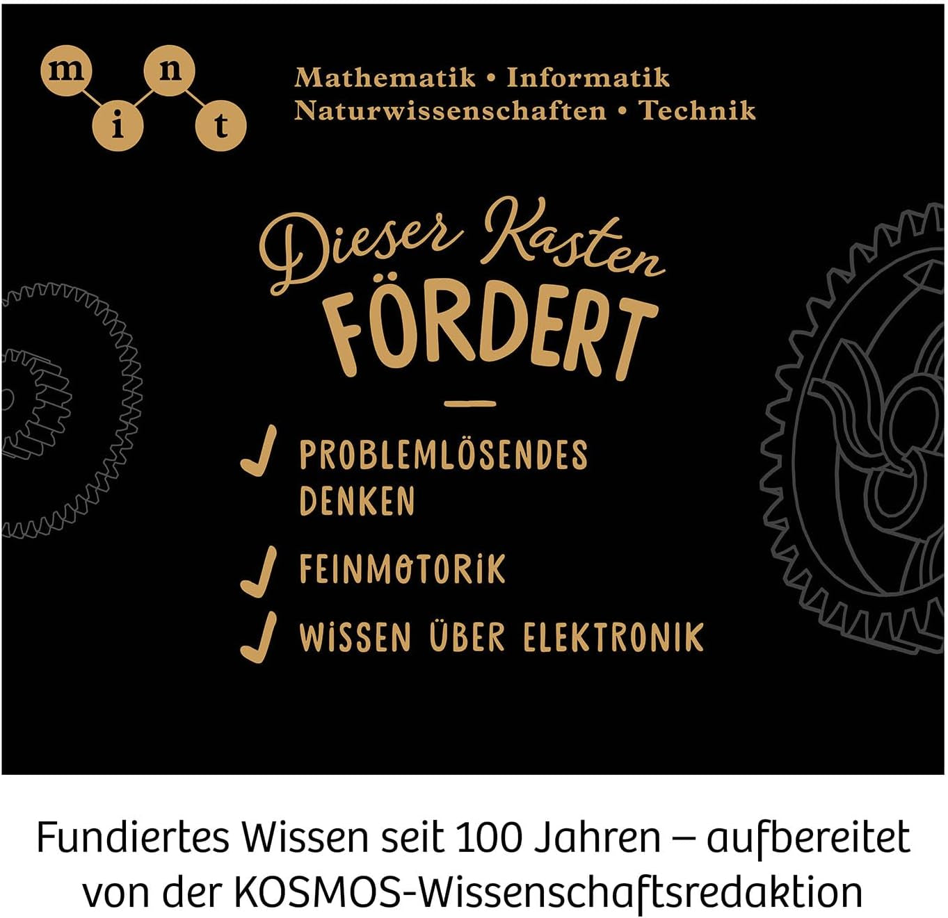 KOSMOS 621131 Rufus - Dein Dampf-Roboter, 3 Modi: Roboter, Zug, dampfende Steampunk-Maschine, mit Ultraschall-Technik, Roboter-Spielzeug für Kinder ab 8-12 Jahre, Bausatz, Experimentierkasten, Mint