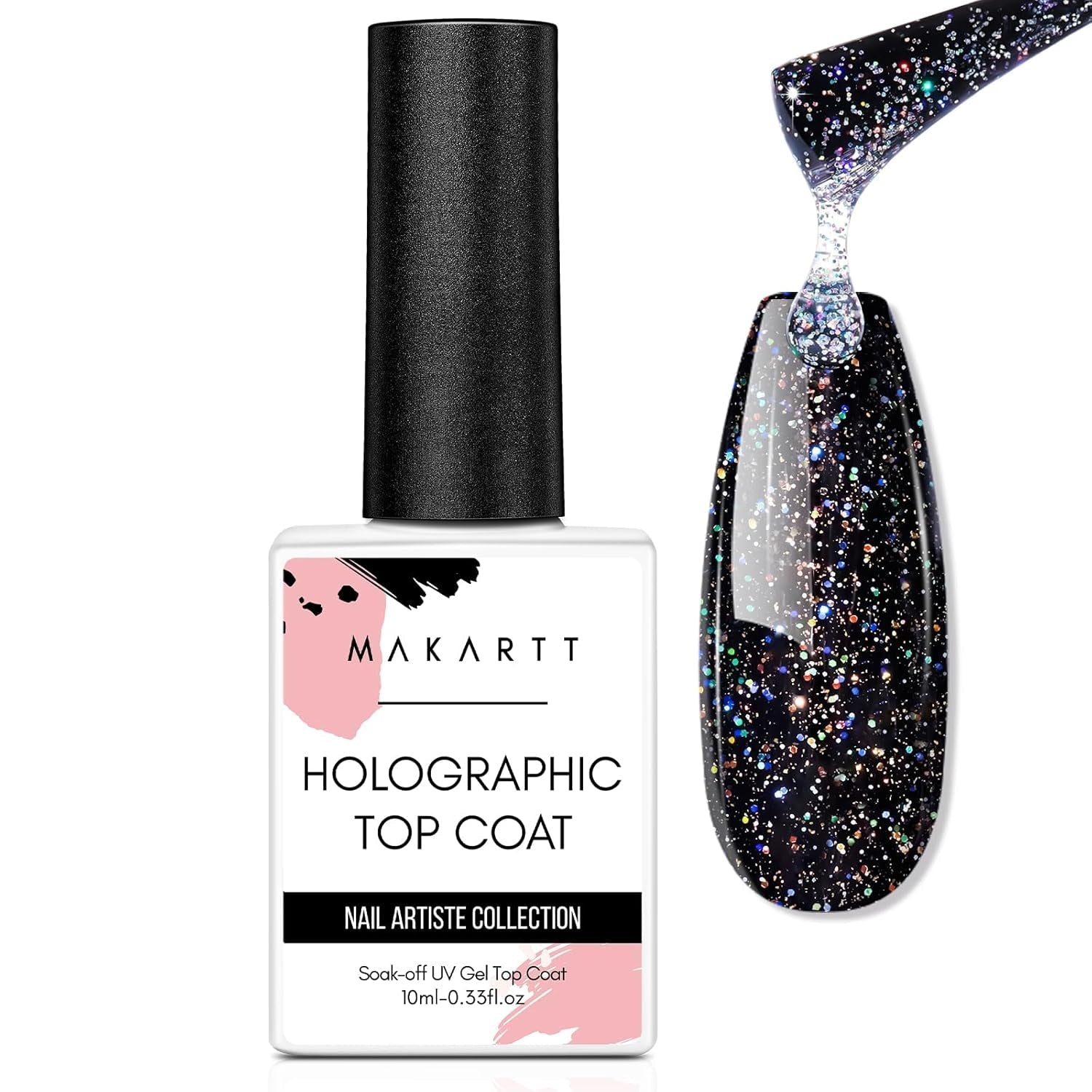 Makartt Gel 3D Nail Art – Gel de colle strass 15 g pour porte-clés à ongles, gel de sculpture d'ongles multifonctionnel pour la conception d'ongles à faire soi-même, sculpture d'ongles, modélisation d'ongles à la maison (transparent)