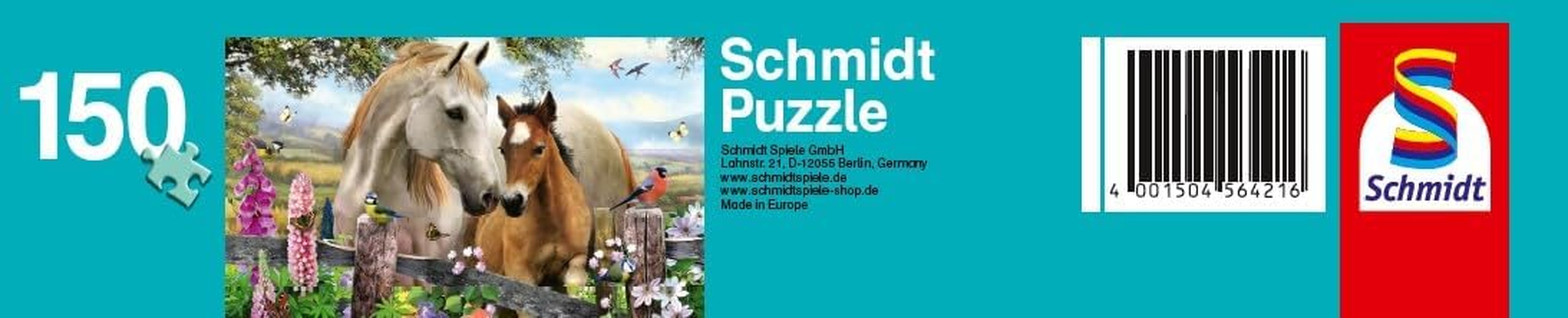 Schmidt Spiele jument et poulain, puzzle pour enfants 150 pièces Puzzle Naty Shop