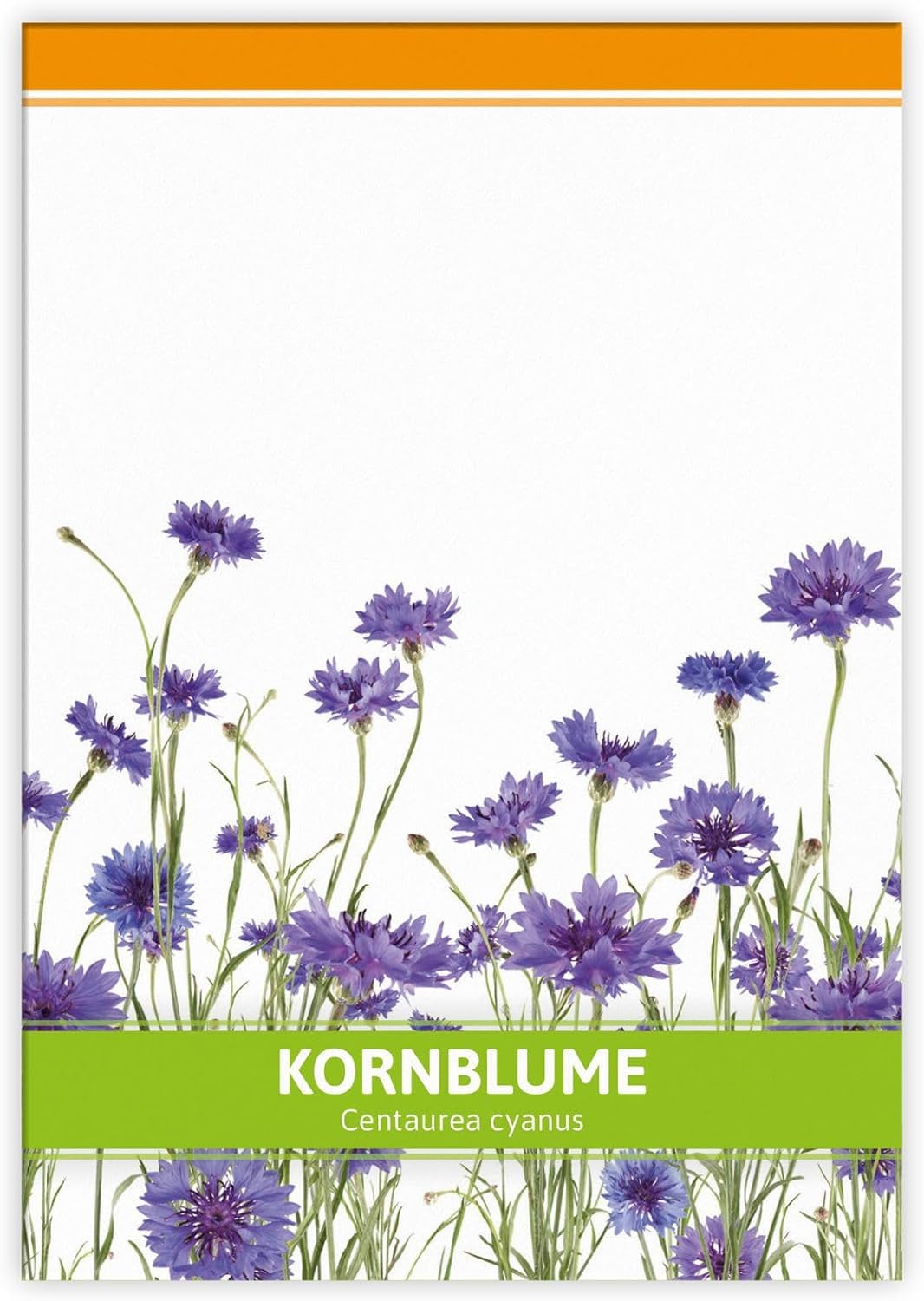 FLORTUS Kornblumen Samen Für Gastgeschenke (100 Stück) | Blumensamen Als Dankeschön Geschenke, Mitgebsel & Werbegeschenke | Wildblumensamen
