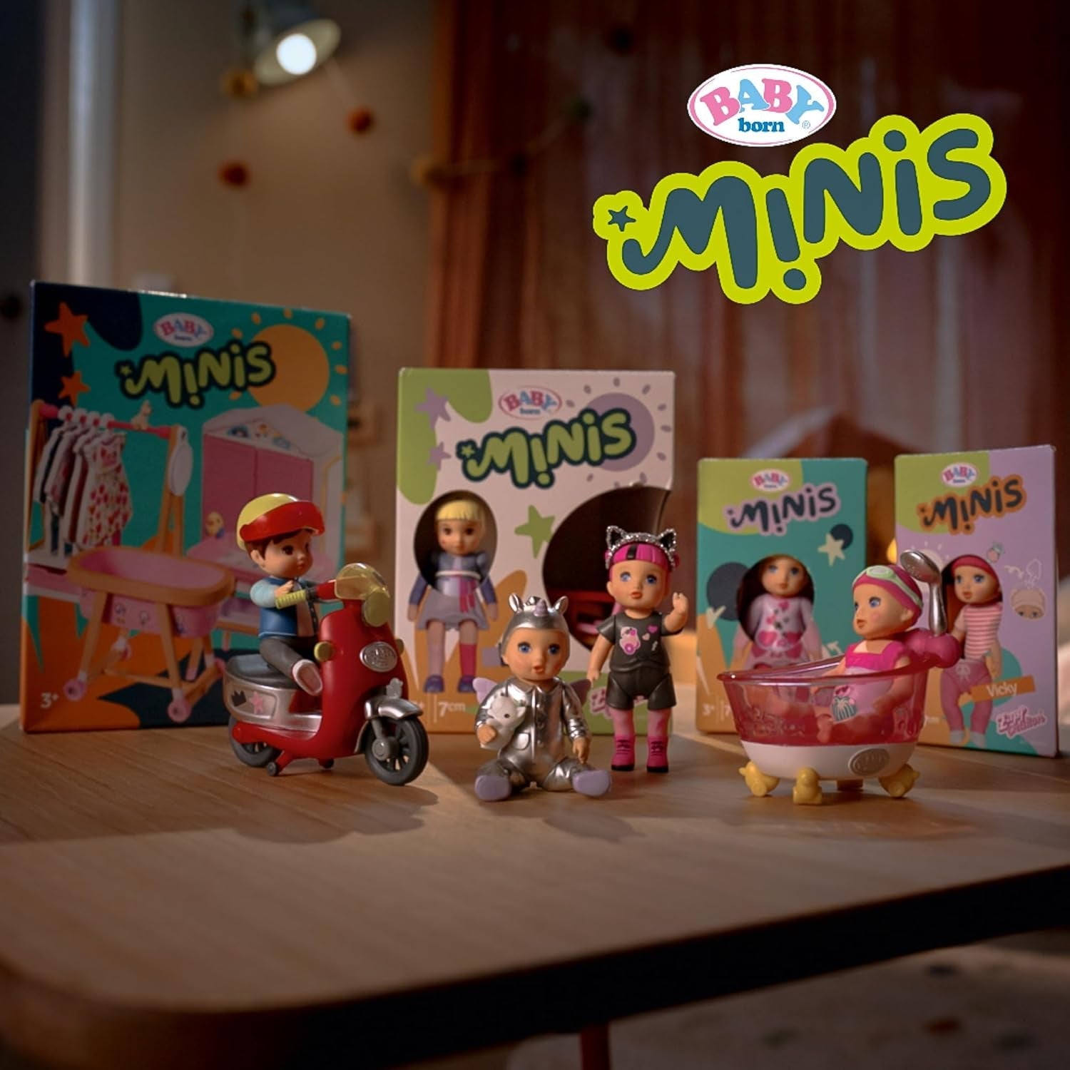 BABY Born Minis Ensemble de bain avec poupée Minis Amy et Canard, 906101 Zapf Creation Naty Shop Dolls