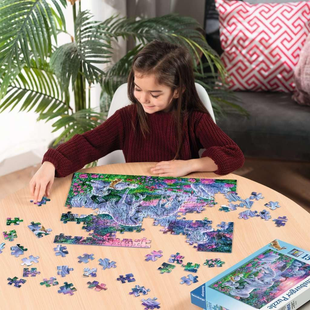 Puzzle Ravensburger pour enfants - 10021 Einhörörner Im Abendrot - Puzzle fantastique pour les enfants à partir de 7 ans, avec 150 pièces au format XXL Puzzle Naty Shop