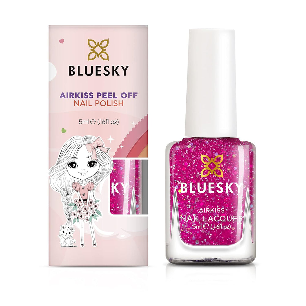 Vernis à ongles BLUESKY Kids - Vernis à ongles pelable à base d'eau, sans solvant, facile à enlever, 5 ml (Disco Time)