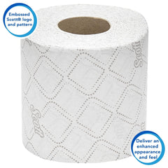 Papier toilette Scott® Essentialtm 8519 Papier toilette en fibres recyclées blanc 2 épaisseurs certifié FSC 64 rouleaux X 350 feuilles (total 22 400 feuilles)