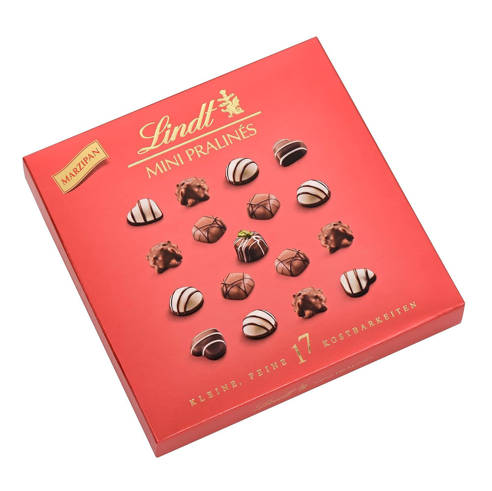 Chocolat Lindt - Mini pralines | 2x155g | Boîtes de 32 pralines, chacune en 5 délicieux assortiments, sans alcool | Cadeau de chocolat | Cadeau chocolat