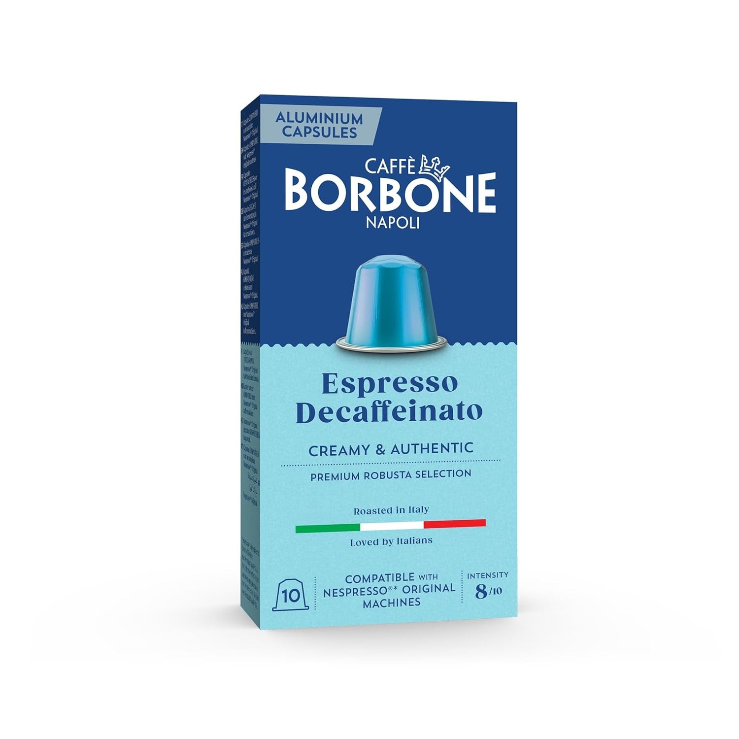 Caffè Borbone Decaffeinato - 90 capsules de café - crémeux et authentique - Compatible avec Nespresso®* Haushalts-Espressomaschinen