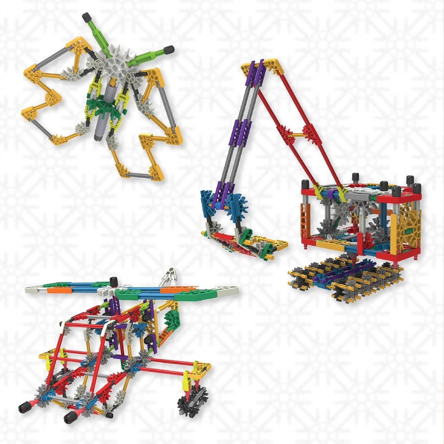 K'NEX 12418 Fantasie Ultimativer Baukasten mit 35 Modellen, Lernspielzeug für Jungen und Mädchen, 480-teiliges MINT-Lernset, Bauspielzeug für Kinder, Konstruktionsspielzeug ab 7 Jahren