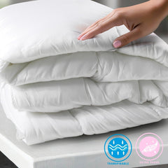 BOHÈME | Couette/ Garnissage lit 120 cm, couette 300 G/M², garnissage hypoallergénique en fibres respirantes anti-acariens, garnissage extra doux et antibactérien, dimension 200 X 200 cm Couettes et couettes Naty Shop