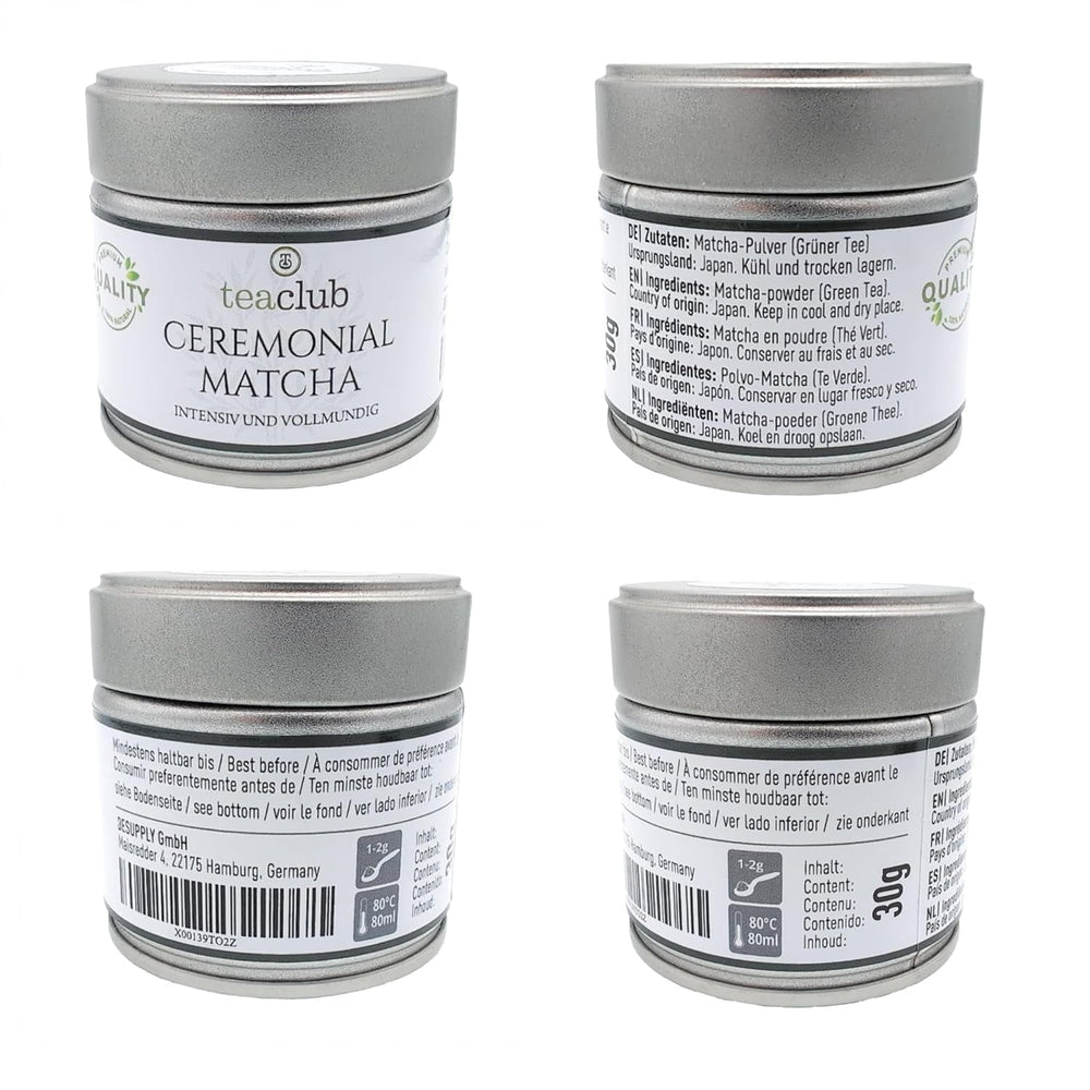 Ceremonial Matcha Japan 30G - Testat în laborator - Frunze Tencha First Flush umbrite Calitate ceremonială, pudră de ceai verde din Kagoshima, Teaclub