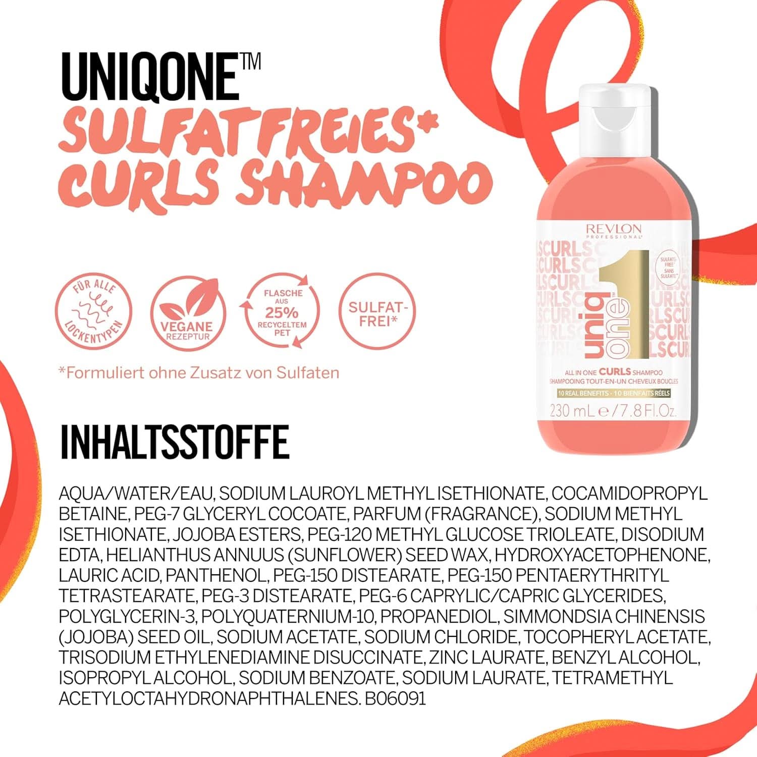 Revlon Professional UniqOne™ All In One Curls Treatment 230 ml Duș și baie Naty Shop