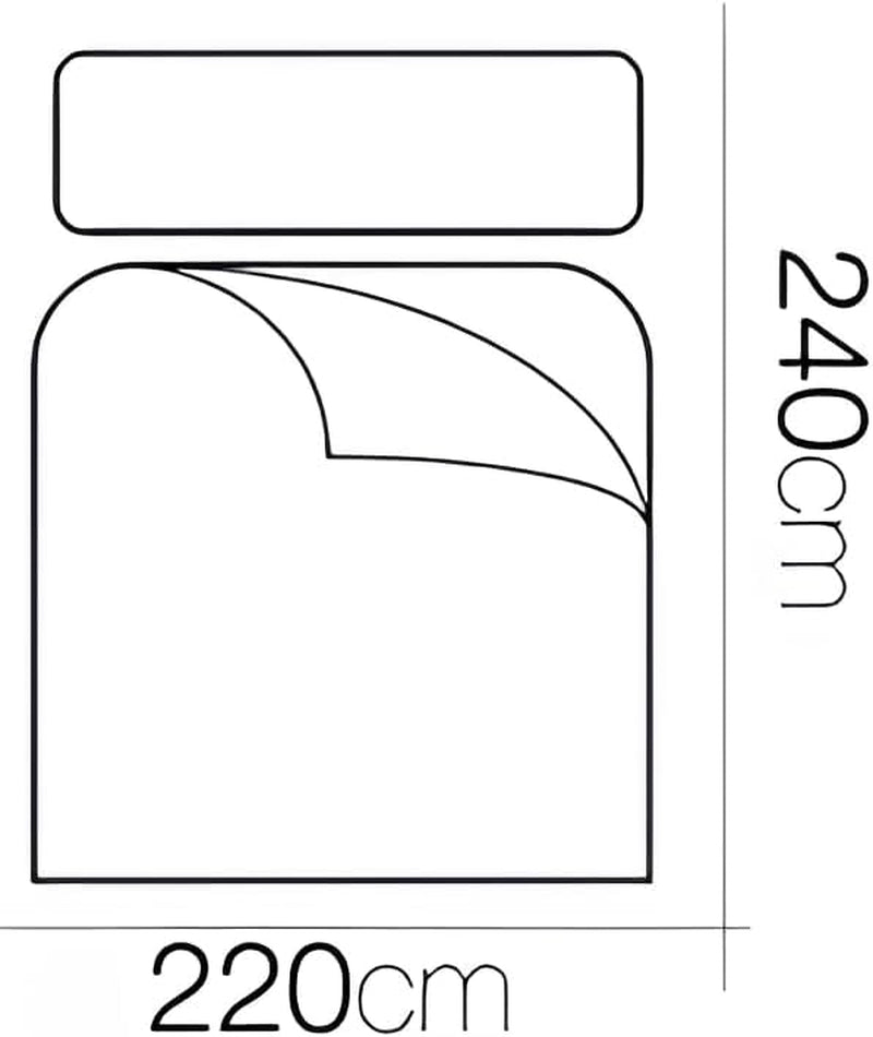 FORNOR 14838 Couette, fibre recyclée, 220 X 24 Cm Couettes et couettes Naty Shop