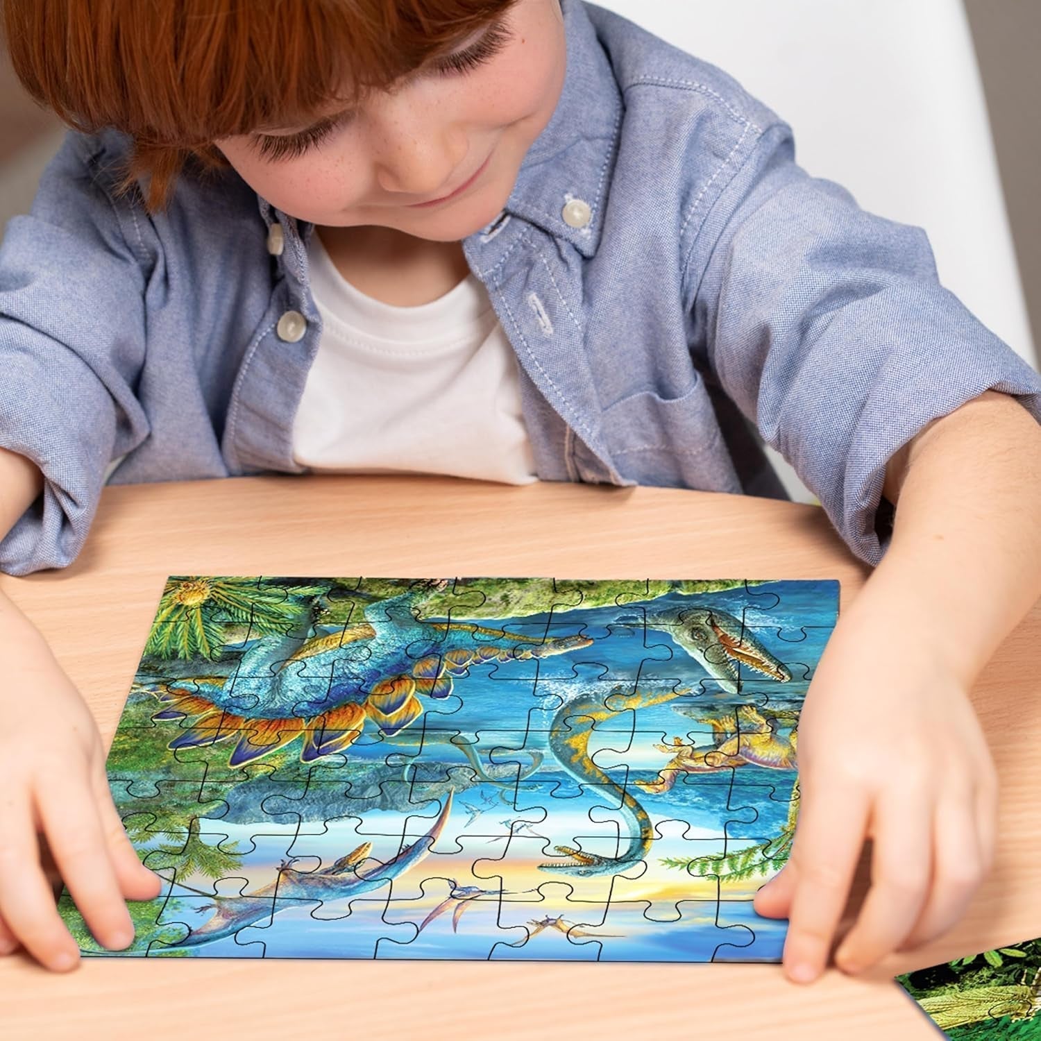 Ravensburger Puzzle pour Enfants - 09317 La Fascination des Dinosaures - Puzzle 3X49 pièces pour Enfants de 5 Ans et Plus Puzzle Naty Shop