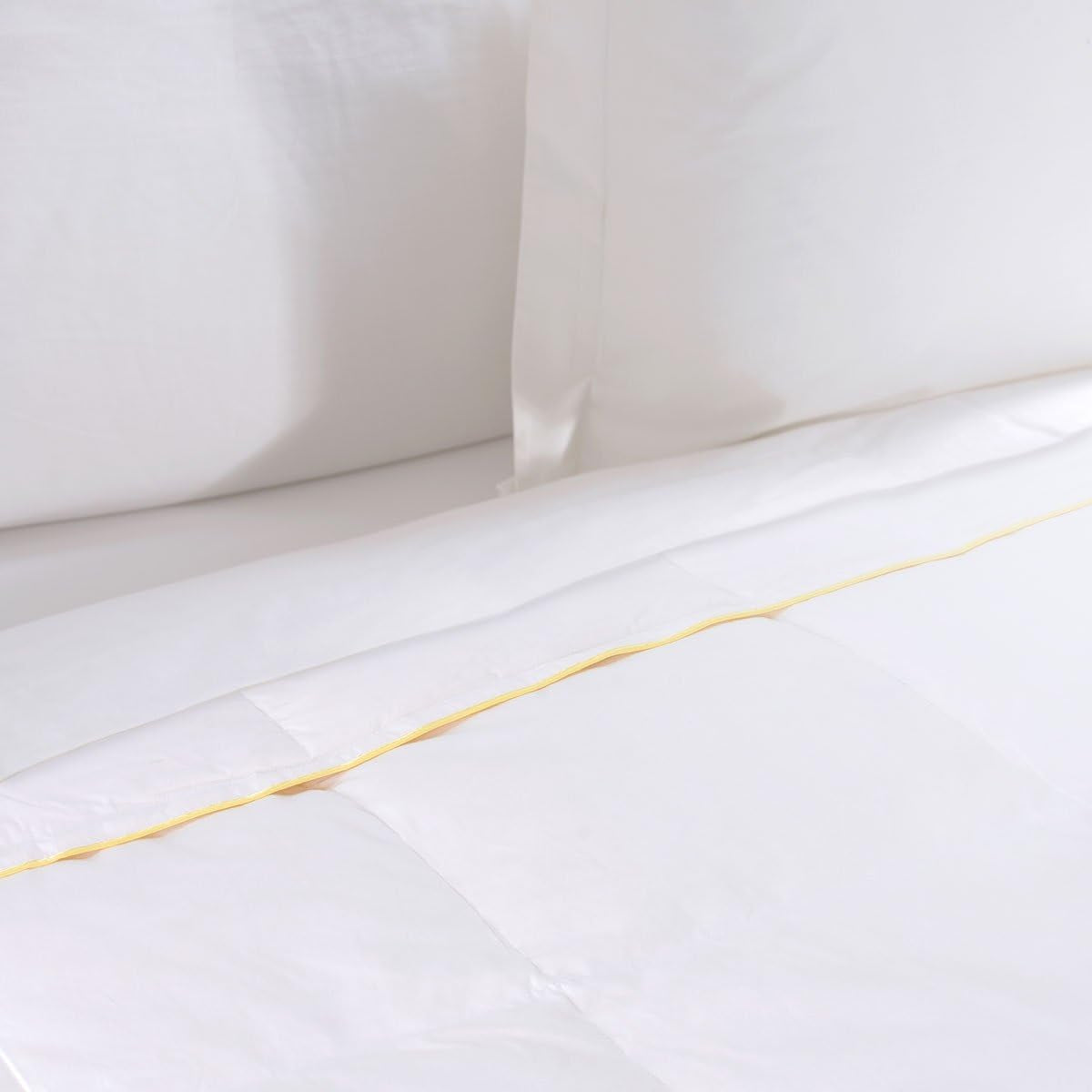 Sancarlos - Vivaldi, couette 4 saisons en duvet d'oie, 180 + 120 G/M², 220 X 220 Cm, blanc (blanc) Couettes et couettes Naty Shop