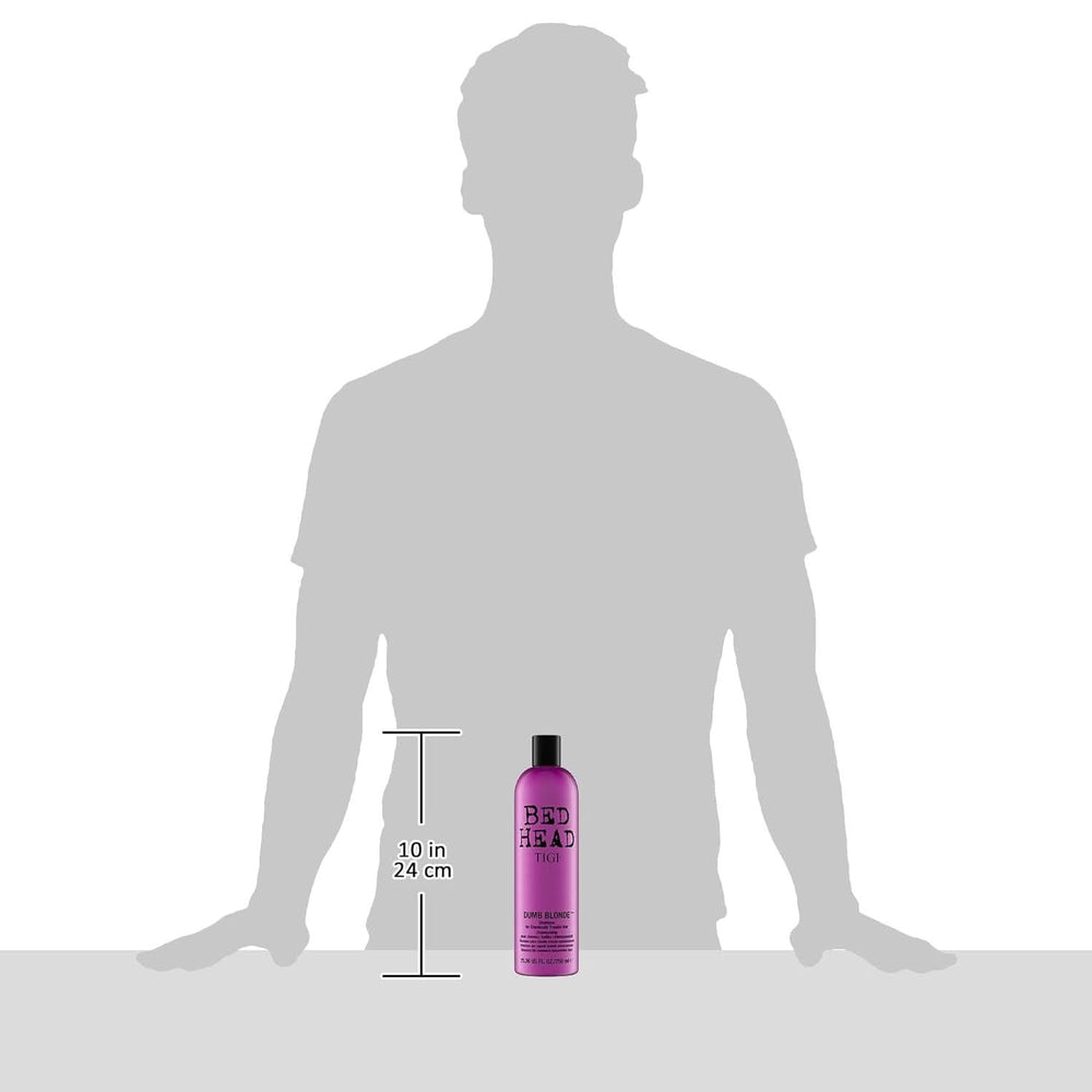 Bed Head de TIGI Dumb Blonde, shampoing pour cheveux traités chimiquement, 750 ml Douche et bain Naty Shop