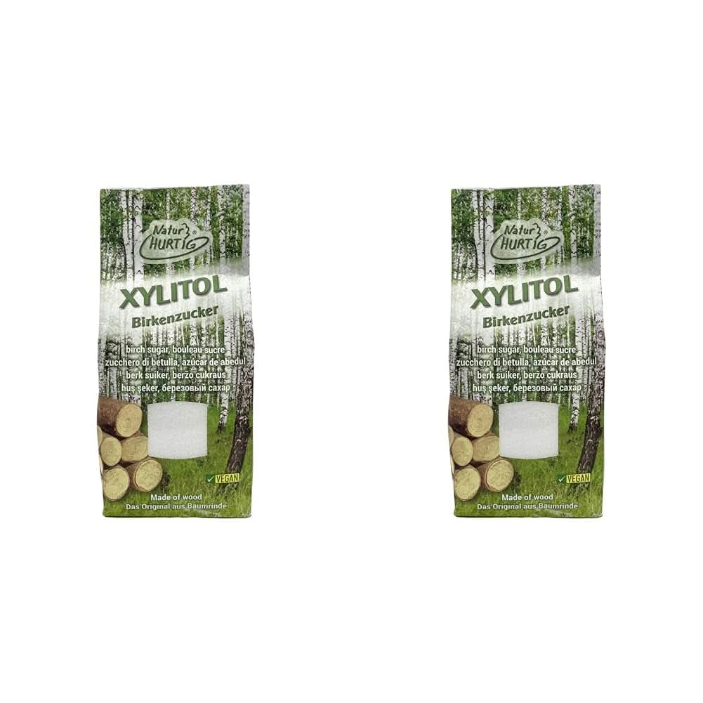 Sucre de bouleau, 425 grammes Édulcorants Naty Shop 2 x 425 grammes